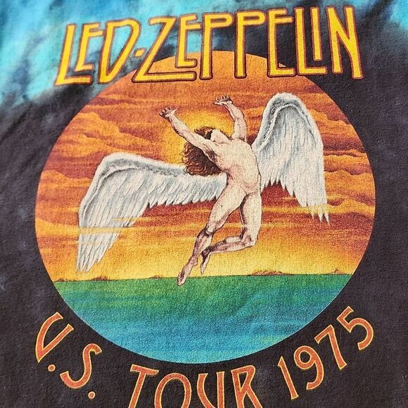 Led Zepplin Rainbow Tye Dye Icarus U.S. Tour 1975 - Picture 2 of 6